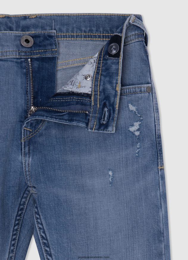 în sfârșit blugi skinny cu talie joasă băiat Pepe Jeans denim 6Z0R461579