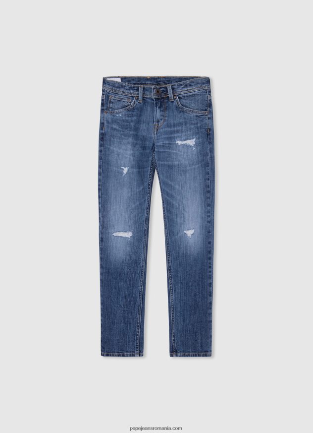 în sfârșit blugi skinny cu talie joasă băiat Pepe Jeans denim 6Z0R461579