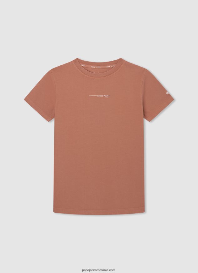 tricou cu imprimeu cu logo băiat Pepe Jeans aproape alb 6Z0R461620