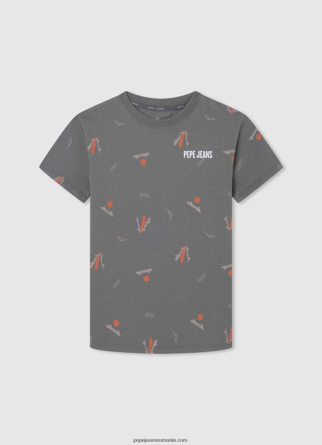 tricou cu imprimeu cu logo băiat Pepe Jeans jarman 6Z0R461641
