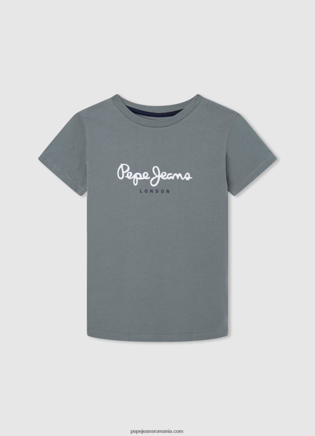 tricou cu imprimeu grafic băiat Pepe Jeans portocala de dovleac 6Z0R461613