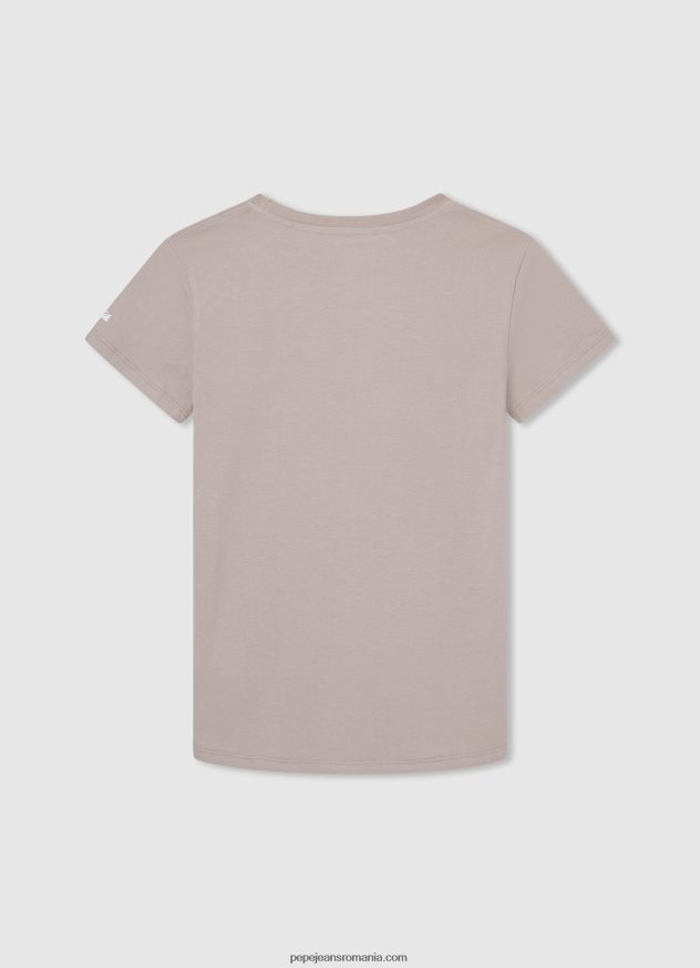 tricou cu logo imprimat băiat Pepe Jeans malţ 6Z0R461616