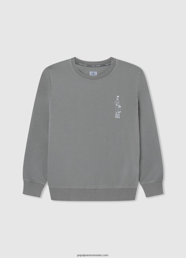 tricou cu logo-ul steagului băiat Pepe Jeans alb 6Z0R461606