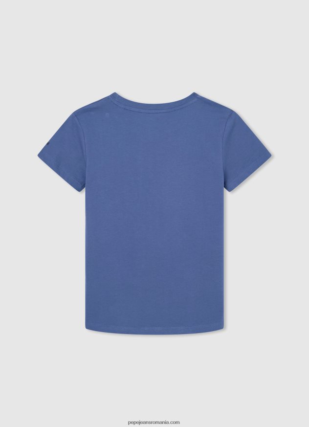 tricou din bumbac cu logo imprimat băiat Pepe Jeans ozzy 6Z0R461633