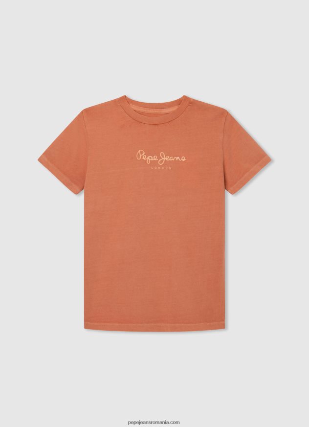 tricou din bumbac pentru cabina telefonica băiat Pepe Jeans alb 6Z0R461654