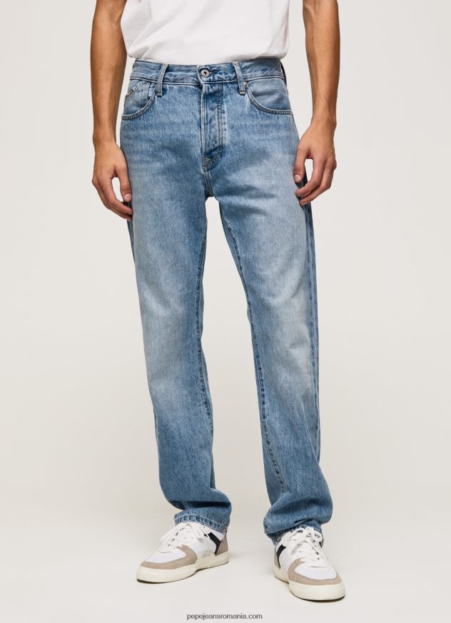 blugi byron cu talie medie relaxed fit bărbați Pepe Jeans denim 6Z0R46811