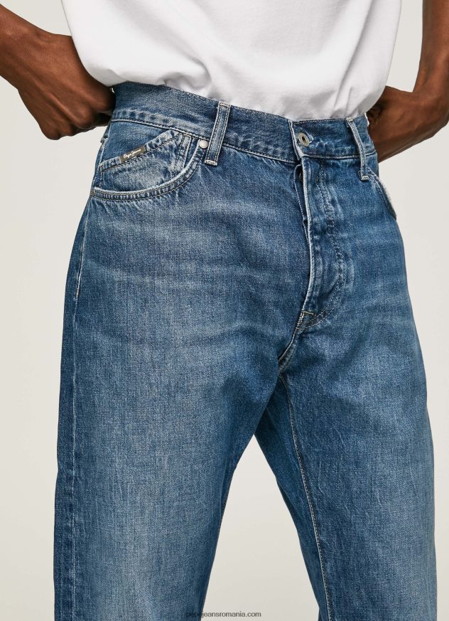 blugi byron cu talie medie relaxed fit bărbați Pepe Jeans denim 6Z0R46813