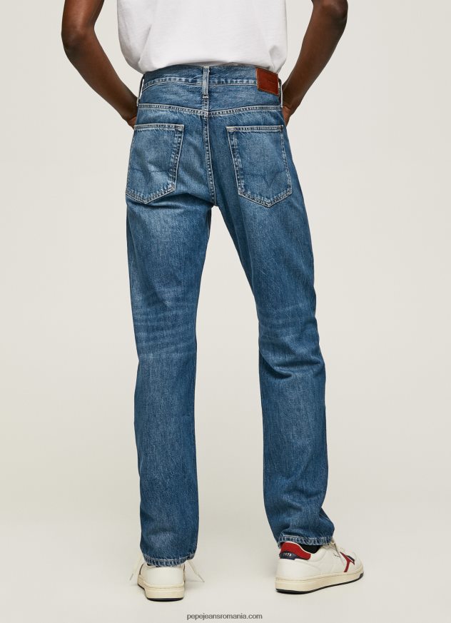 blugi byron cu talie medie relaxed fit bărbați Pepe Jeans denim 6Z0R46813