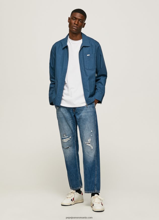 blugi cade cu talie medie relaxed fit bărbați Pepe Jeans denim 6Z0R46812