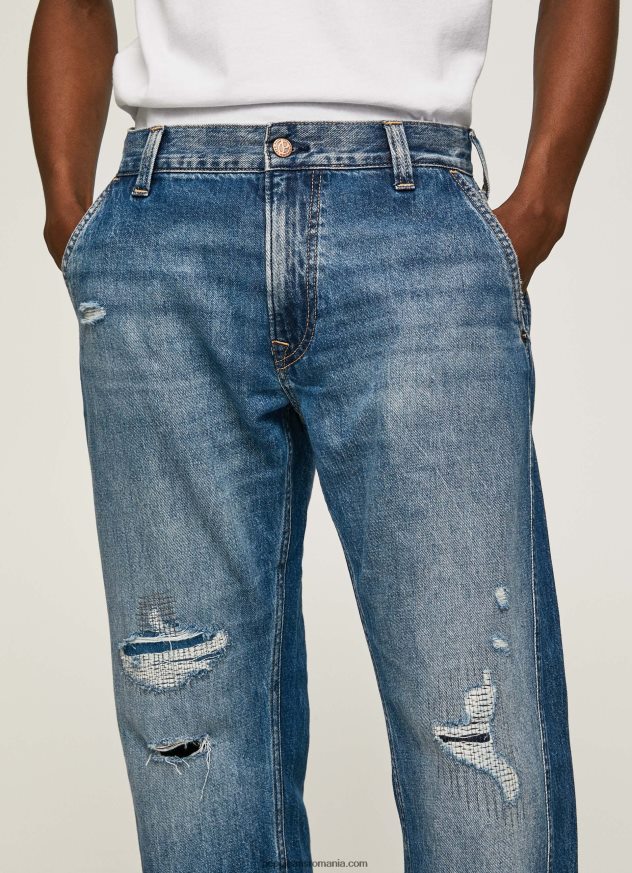 blugi cade cu talie medie relaxed fit bărbați Pepe Jeans denim 6Z0R46812