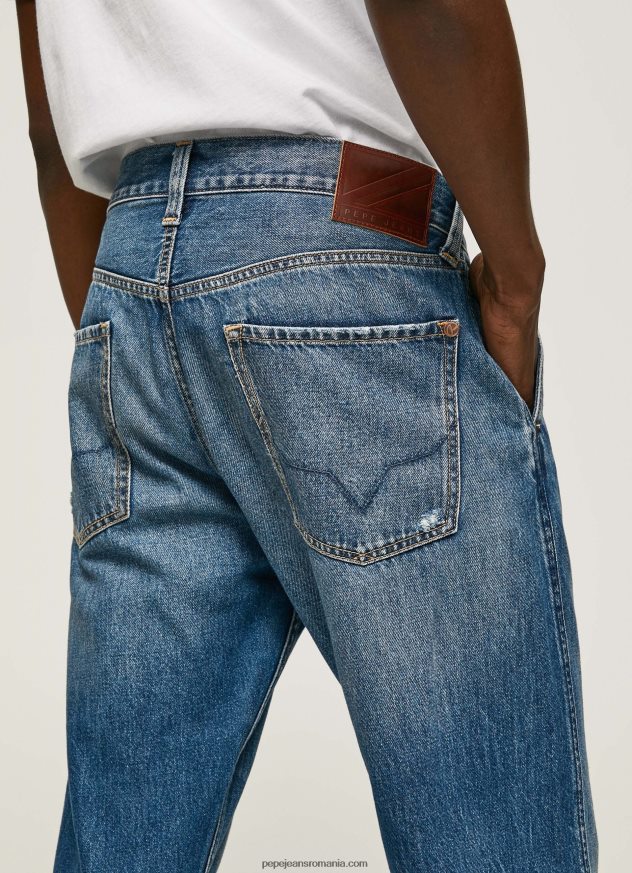 blugi cade cu talie medie relaxed fit bărbați Pepe Jeans denim 6Z0R46812