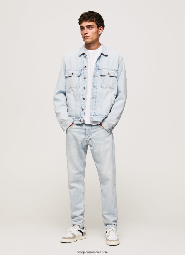 blugi callen cu talie medie relaxed fit bărbați Pepe Jeans denim 6Z0R46809