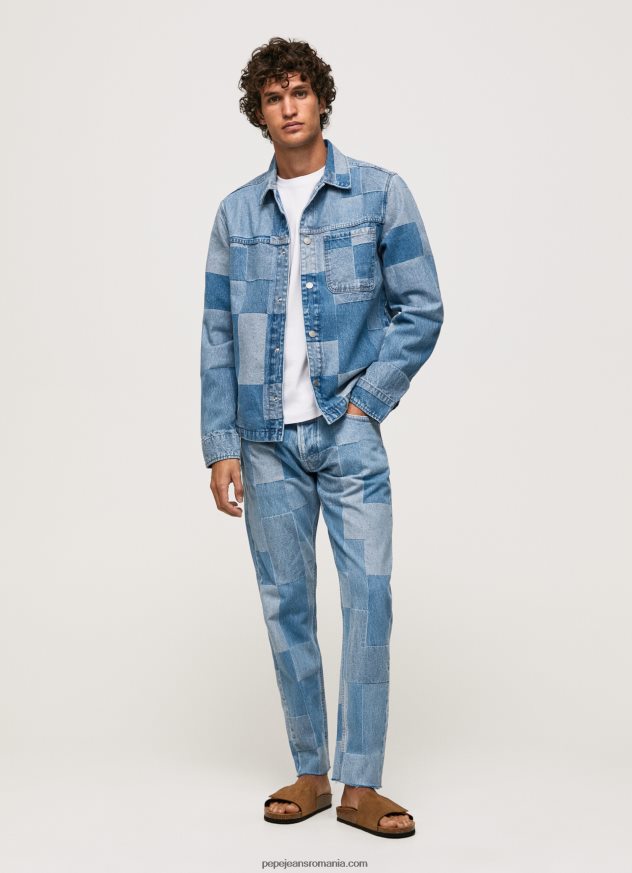 blugi callen relaxed fit cu talie medie bărbați Pepe Jeans denim 6Z0R46816