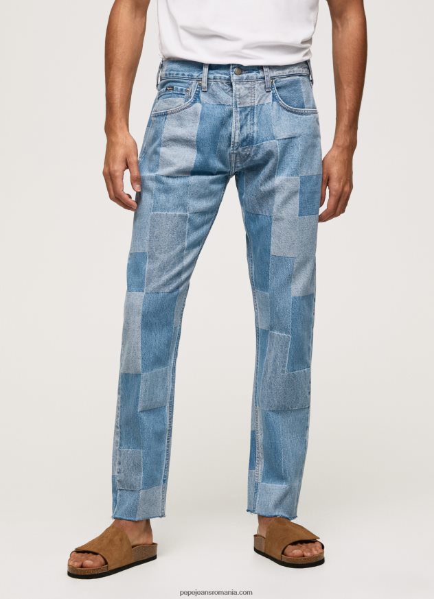 blugi callen relaxed fit cu talie medie bărbați Pepe Jeans denim 6Z0R46816
