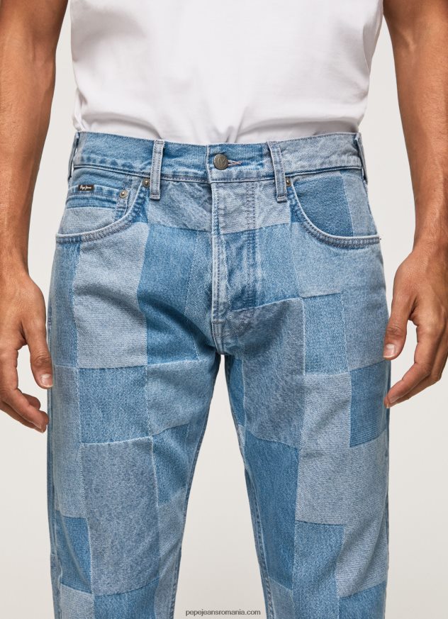 blugi callen relaxed fit cu talie medie bărbați Pepe Jeans denim 6Z0R46816
