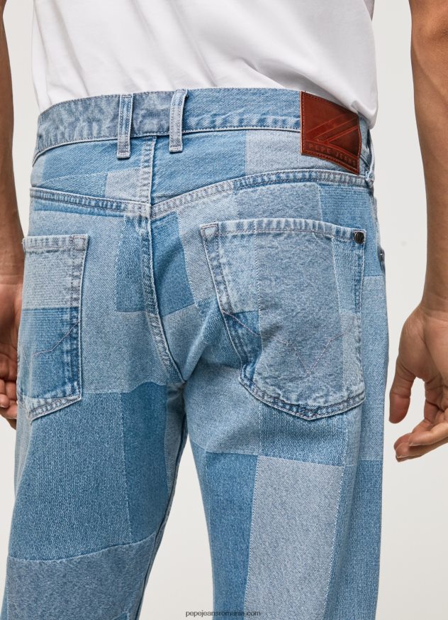 blugi callen relaxed fit cu talie medie bărbați Pepe Jeans denim 6Z0R46816