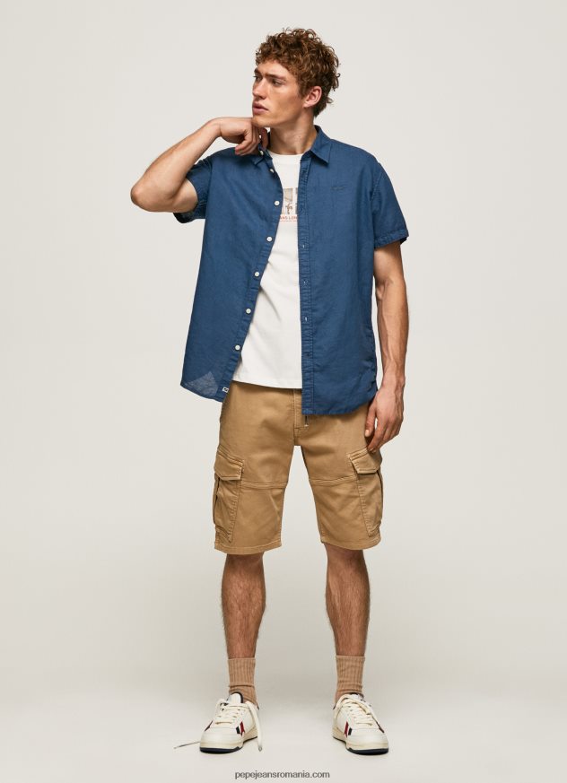 cămașă Parker cu mâneci scurte bărbați Pepe Jeans jarman 6Z0R461055