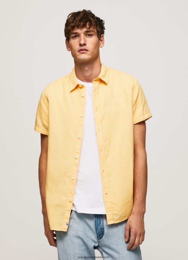 cămașă Parker cu mâneci scurte bărbați Pepe Jeans strălucire 6Z0R461057