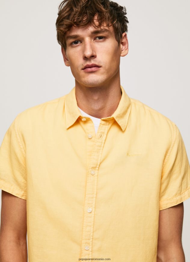 cămașă Parker cu mâneci scurte bărbați Pepe Jeans strălucire 6Z0R461057