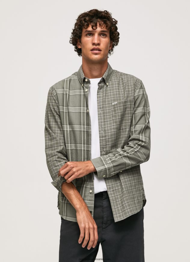 cămașă cu carouri mixte cu potrivire normală bărbați Pepe Jeans turnare 6Z0R461038
