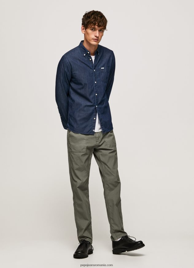 cămașă denim parton bărbați Pepe Jeans denim 6Z0R461035