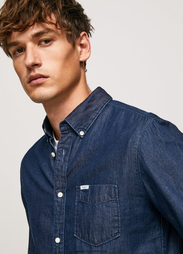 cămașă denim parton bărbați Pepe Jeans denim 6Z0R461035