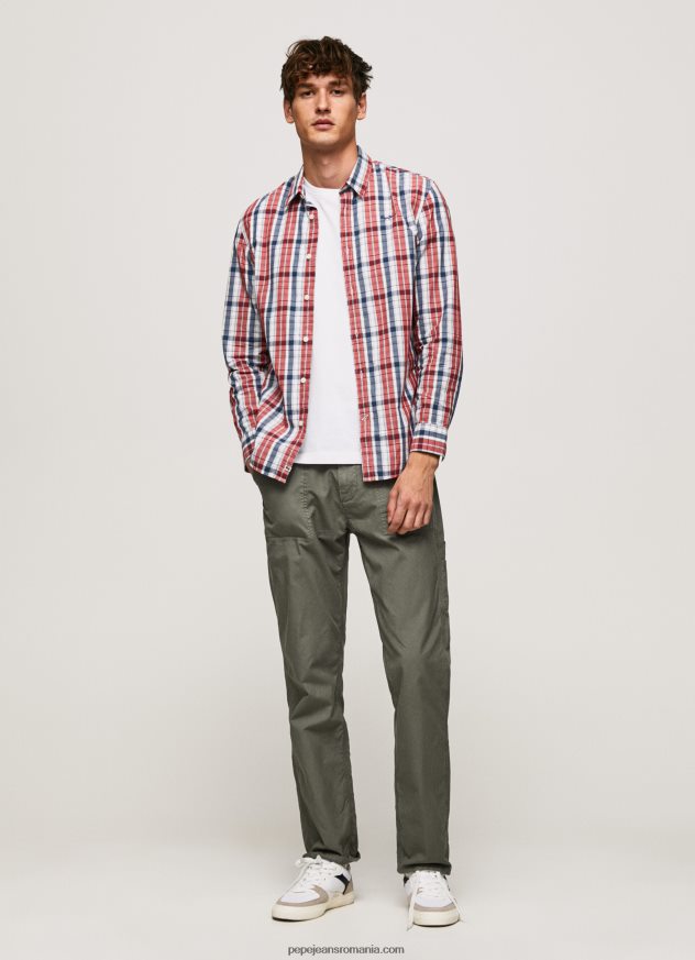 cămașă din popelin în carouri bărbați Pepe Jeans multi 6Z0R461067