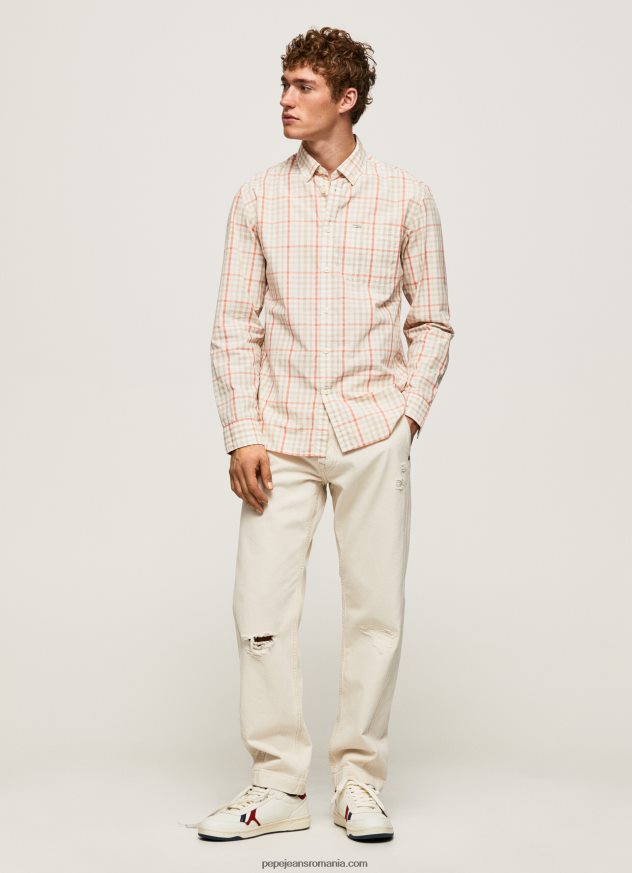 cămașă din popelin în carouri bărbați Pepe Jeans multi 6Z0R461068