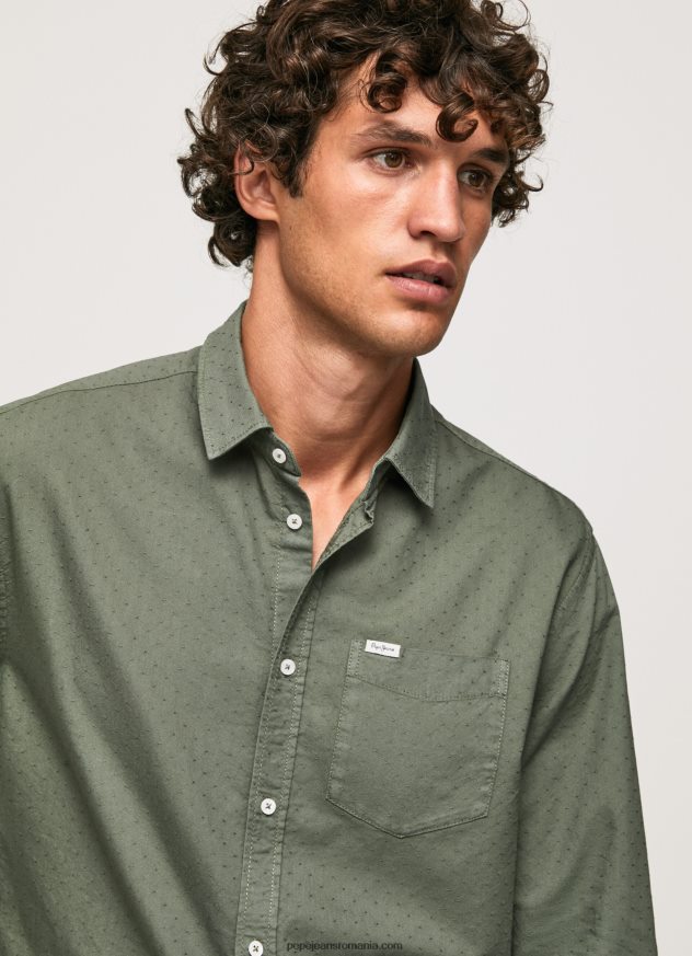 cămașă dobby cu potrivire obișnuită bărbați Pepe Jeans turnare 6Z0R461043