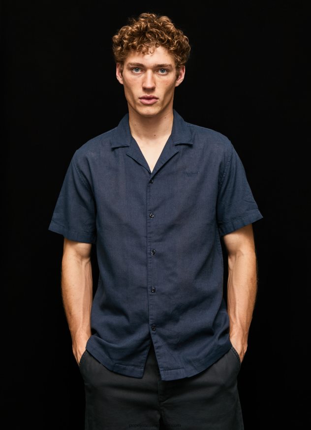 cămașă lastingham cu mâneci scurte bărbați Pepe Jeans dulwich 6Z0R461059