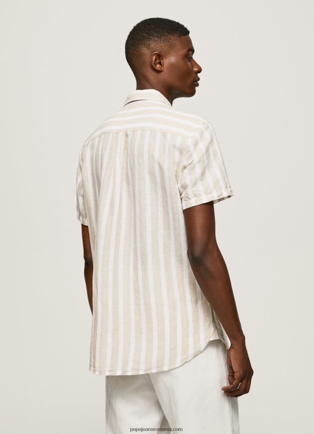 cămașă latimer cu mânecă scurtă bărbați Pepe Jeans malţ 6Z0R461061