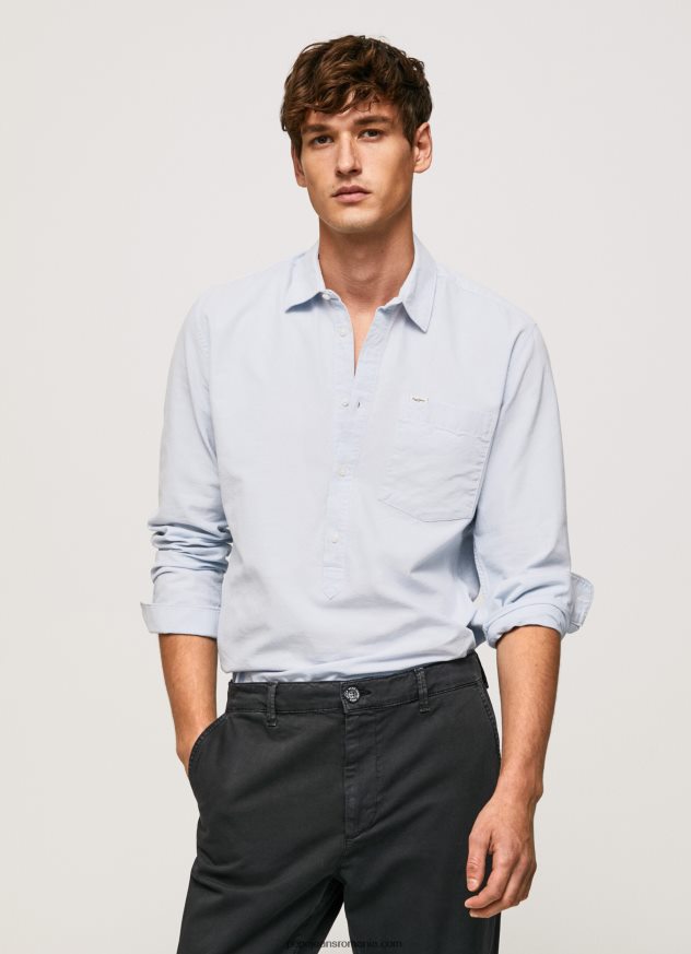 cămașă oxford lawson cu formă regulată bărbați Pepe Jeans albastru înălbitor 6Z0R461052