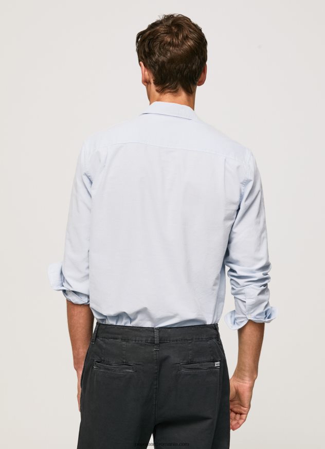 cămașă oxford lawson cu formă regulată bărbați Pepe Jeans albastru înălbitor 6Z0R461052