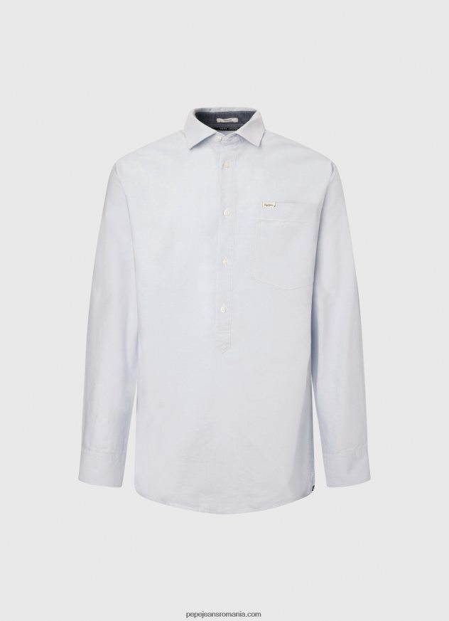 cămașă oxford lawson cu formă regulată bărbați Pepe Jeans albastru înălbitor 6Z0R461052