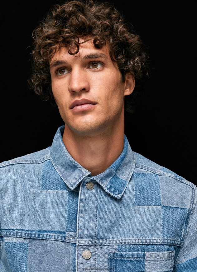 supracămașă denim relaxed fit bărbați Pepe Jeans denim 6Z0R46817
