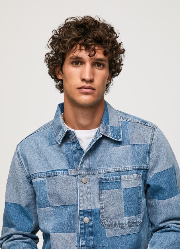 supracămașă denim relaxed fit bărbați Pepe Jeans denim 6Z0R46817