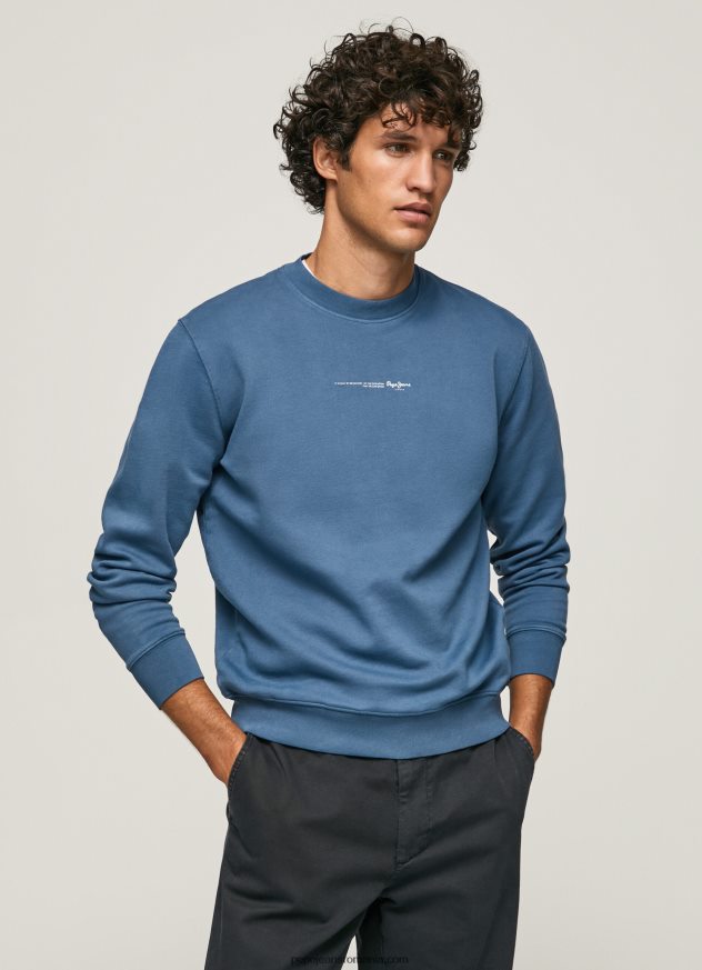 hanorac din bumbac imprimat cu logo bărbați Pepe Jeans jarman 6Z0R46907