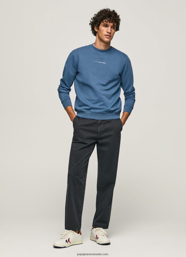 hanorac din bumbac imprimat cu logo bărbați Pepe Jeans jarman 6Z0R46907