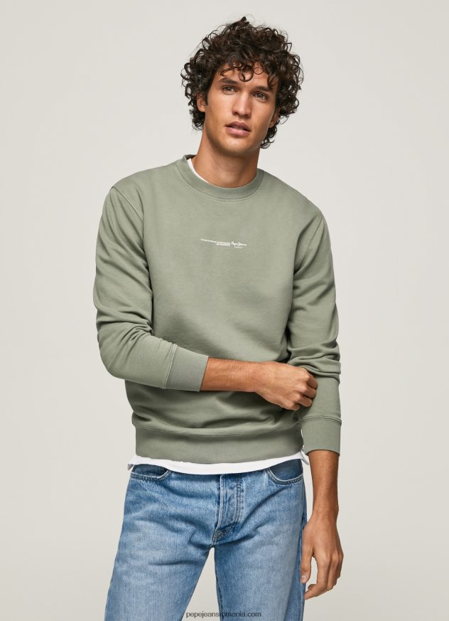 hanorac din bumbac imprimat cu logo bărbați Pepe Jeans turnare 6Z0R46908