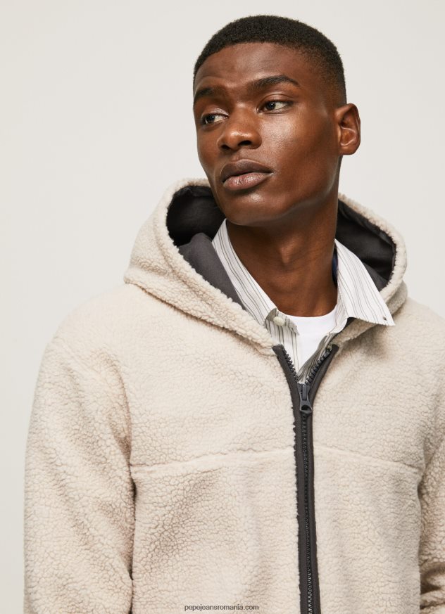jachetă sport de oaie bărbați Pepe Jeans piatră 6Z0R46870