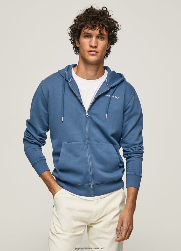 jumper cu logo cu fermoar bărbați Pepe Jeans jarman 6Z0R46911