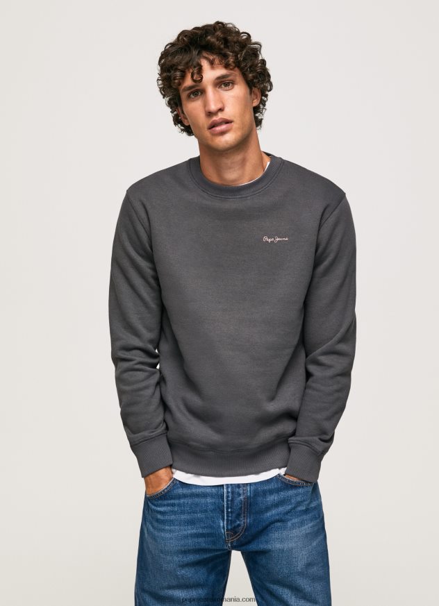 jumper de imprimare foto bărbați Pepe Jeans negru spalat 6Z0R46885
