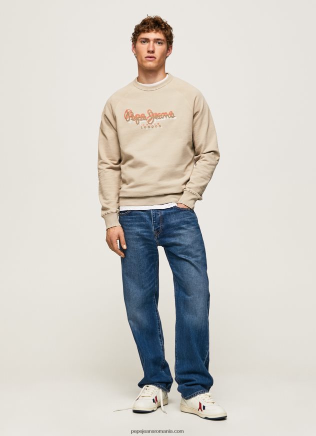 pulover cu imprimeu cu logo bărbați Pepe Jeans malţ 6Z0R46887