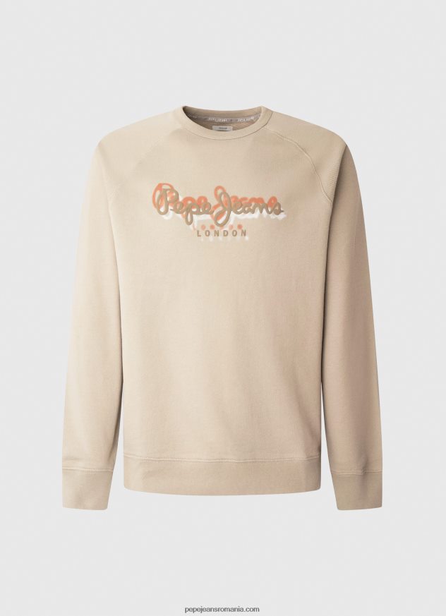 pulover cu imprimeu cu logo bărbați Pepe Jeans malţ 6Z0R46887