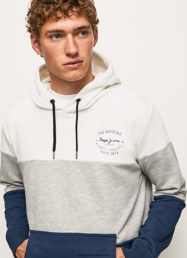 pulover din bumbac color block bărbați Pepe Jeans jarman 6Z0R46871