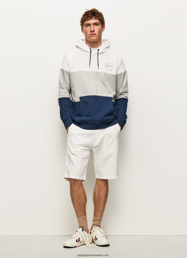 pulover din bumbac color block bărbați Pepe Jeans jarman 6Z0R46871