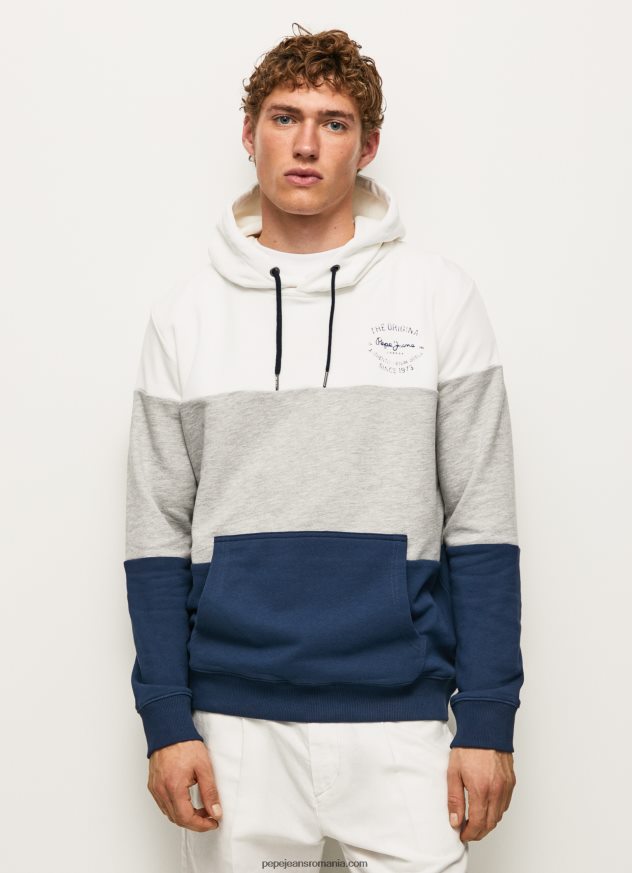 pulover din bumbac color block bărbați Pepe Jeans jarman 6Z0R46871