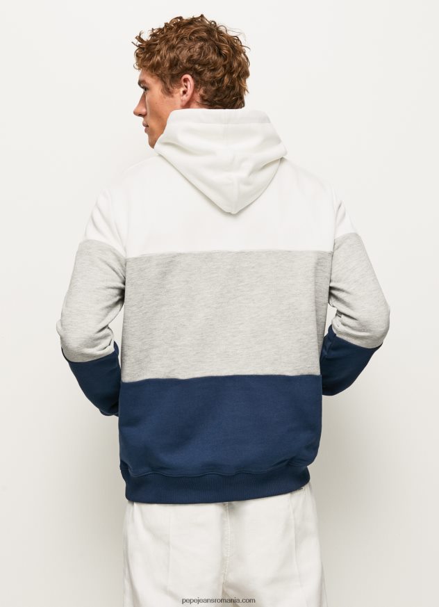 pulover din bumbac color block bărbați Pepe Jeans jarman 6Z0R46871