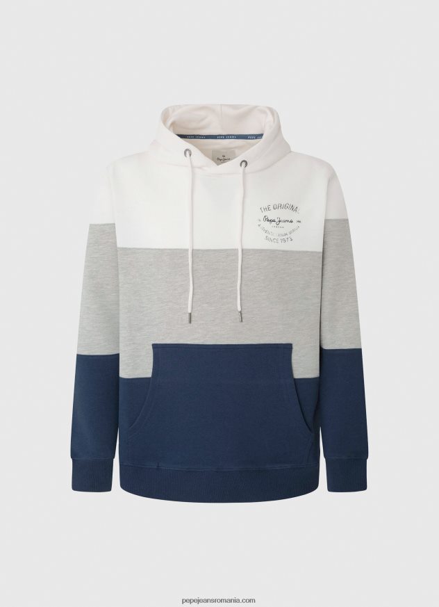 pulover din bumbac color block bărbați Pepe Jeans jarman 6Z0R46871