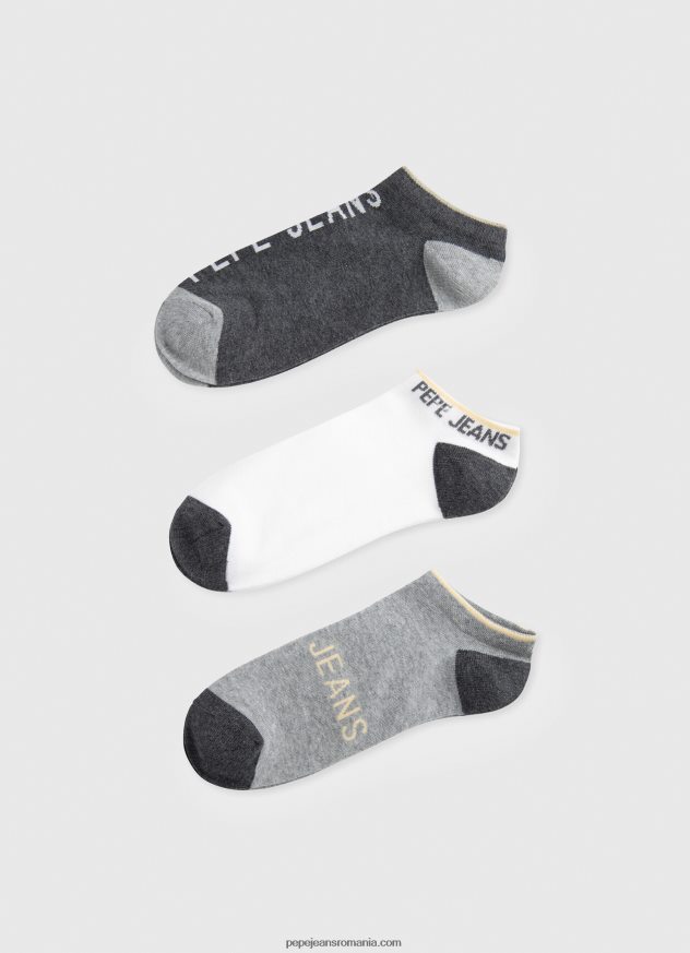 Pachet de 3 șosete la gleznă bărbați Pepe Jeans multi 6Z0R461145